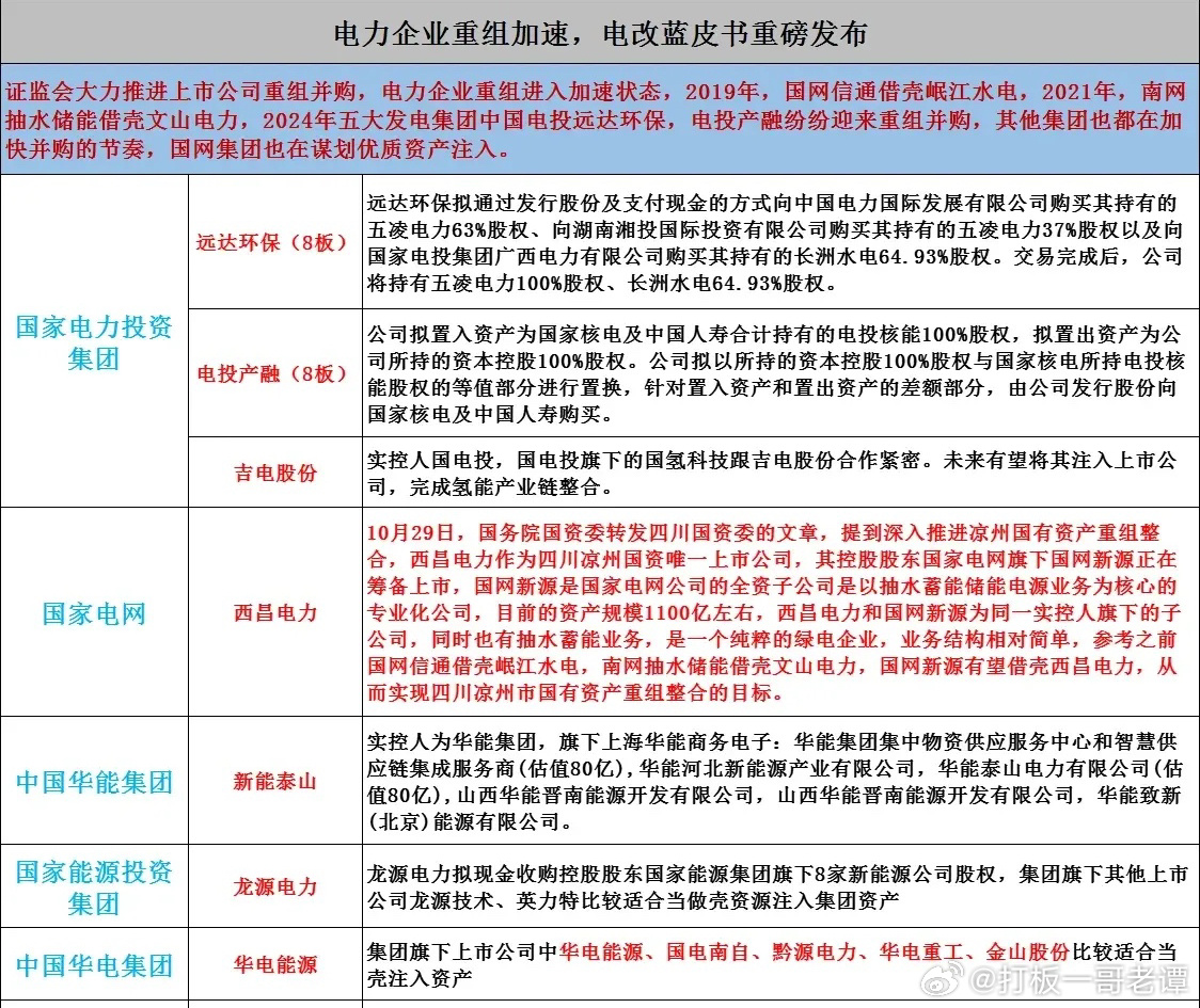 国电电力重组最新动态，行业变革与未来展望